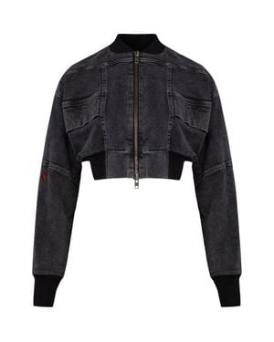 Pcfg Your *Itch Bomber Denim Jacket - Black