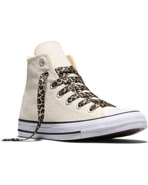 Converse Chuck Taylor All Star Leopard High Top Sneaker - Gray