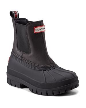 HUNTER Suffolk Waterproof Insulated Boot - Black