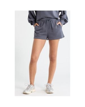 Zella Go Easy French Terry Shorts - Blue