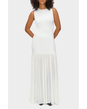 ALIGNE Zane Sleeveless Drop Waist Maxi Dress - White