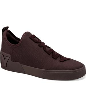 DKNY Maize Knit Slip-On Sneaker - Brown