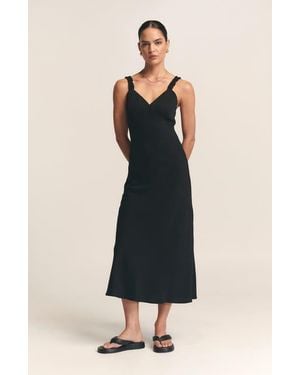 ST MRLO Tide Midi Dress - Black