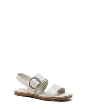 Sorel Ella Iii Slingback Sandal - White