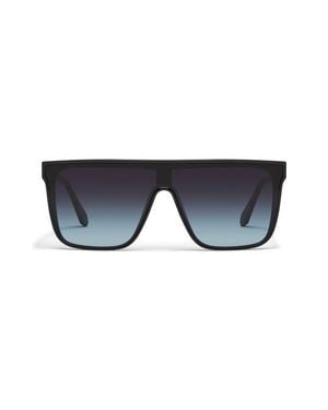Quay Nightfall Medium 138Mm Shield Sunglasses - Blue