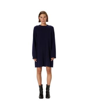 Gerard Darel Lysan Long Sleeve Knitted Dress - Blue