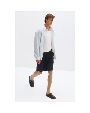 H&M Four-Way Stretch Loose Fit Shorts - White