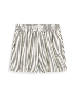 Madewell Pull-On Seersucker Shorts - White