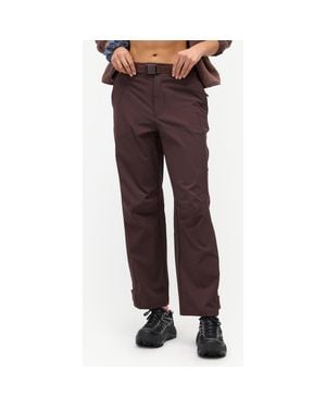 Halfdays Bastille High Waist Ripstop Pants - Red