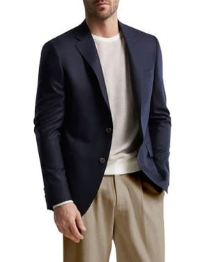 Samuelsohn Wool Blazer - Blue