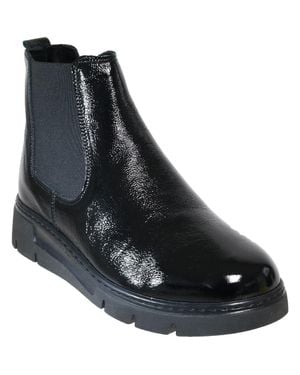 David Tate Promo Leather Chelsea Boot - Black