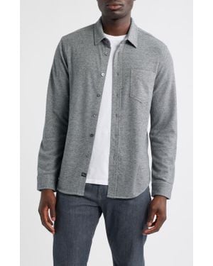 Rails Hawke Twill Button-Up Shirt - Gray