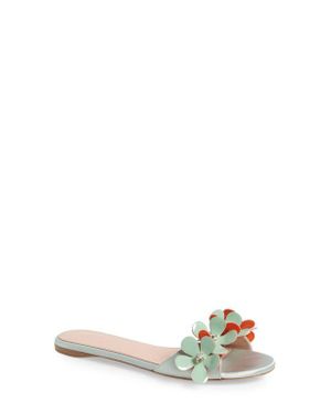 Giambattista Valli Flower Slide Sandal - Blue