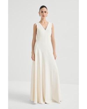Brunello Cucinelli Fluid Dress - White