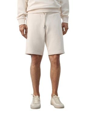 Mango Cotton Drawstring Shorts - Natural