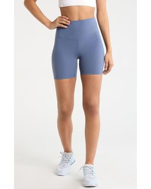Zella Studio Luxe Bike Shorts - Blue