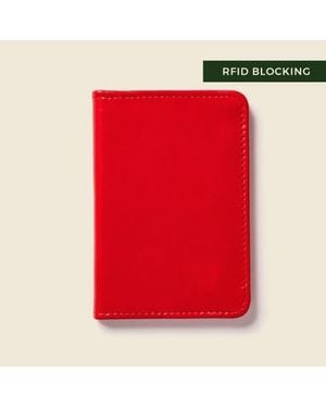 Casupo Compact Bifold With Rfid Protection - Red