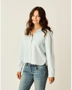 Carve Designs Claire Twill Shirt - Natural