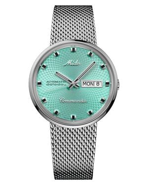 MIDO Commander 1959 Automatic Mesh Strap Watch, 37Mm - Gray