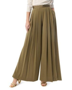 DO by Dee Ocleppo Alex Pleated Palazzo Pants - Green