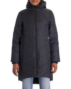 Modern Eternity Maternity 3-In-1 Maternity Puffer Jacket - Black