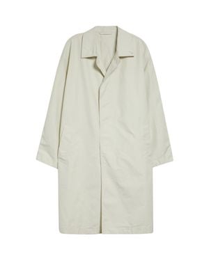 Lemaire Water Resistant Cotton Car Coat - Natural