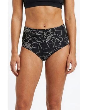 Calypsa High-Waisted Bikini Bottom - Multicolor