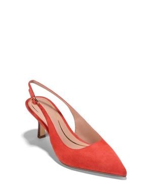 Cole Haan Hansell Slingback Pointed Toe Pump - Red