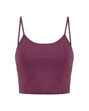 Lezat Tegan Organic Cotton Cami Tank - Purple