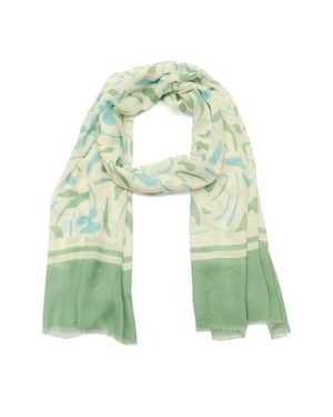 Kate Spade Painters Garden Oblong Scarf - Green