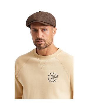 Brixton Brood Driving Cap - Natural