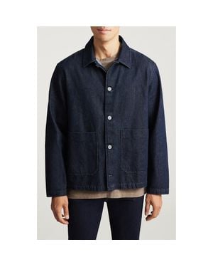 Mavi Two Pocket Denim Overshirt - Blue