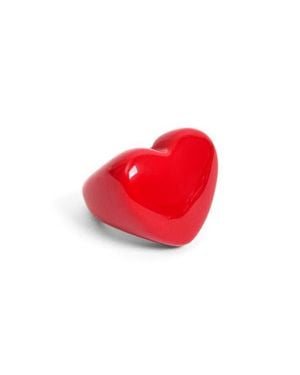 Clare V. Grande Heart Ring - Red