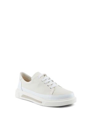 Spring Step Dune Platform Sneaker - White