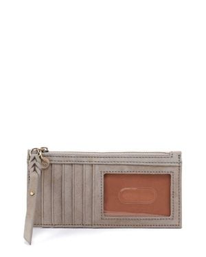 Hobo International Carte Leather Wallet - Gray