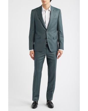 Jack Victor Esprit Solid Wool Suit - Blue