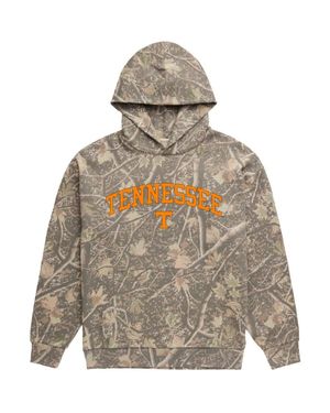 Uscape Apparel Tennessee Volunteers Back Bay Fleece Hoodie - Gray