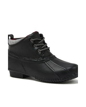Lands' End Waterproof Ankle Duck Boots - Black