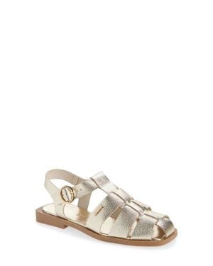 BOTTER Botfisher Ankle Strap Fisherman Sandal - White