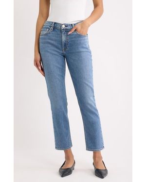 Rag & Bone Featherweight Wren Mid Rise Ankle Slim Jeans - Blue
