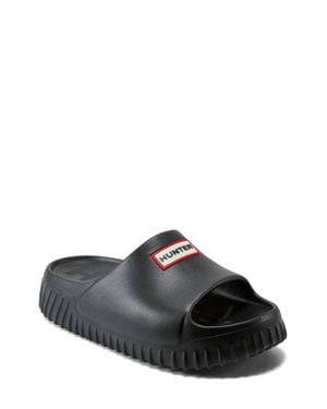 HUNTER Finn Slide Sandal - Black