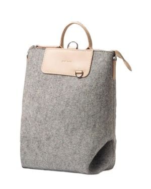 Graf & Lantz Bedford Merino Wool Midi Backpack - Metallic