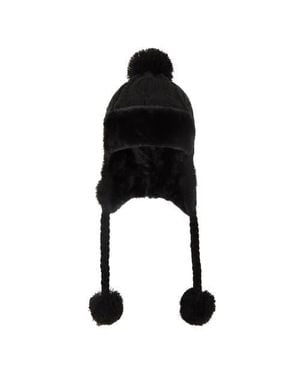 Mountain Warehouse Sierra Knitted Thermal Bomber Hat - Black