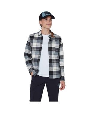 Mammut Trovat Long-Sleeve Shirt - Blue