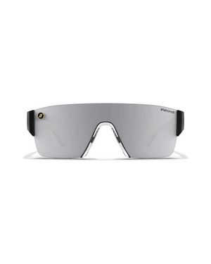 Blenders Eyewear Kingpin 99Mm Polarized Shield Sunglasses - Gray