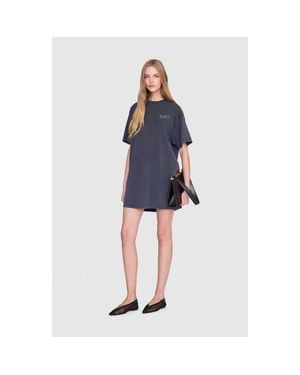 Anine Bing Beth Mini Dress - Blue