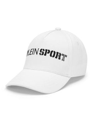 Philipp Plein Baseball Cap Everyday Sport Performance - White