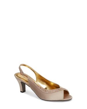 David Tate Dainty Slingback Sandal - Natural