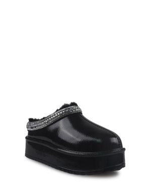 Zigi Sofie Faux Fur Platform Slipper - Black