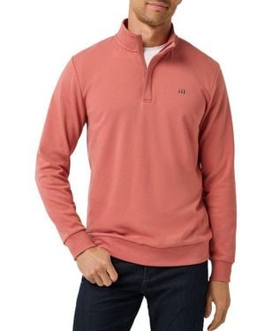 Travis Mathew Cloud 2.0 Quarter Zip Pullover - Red